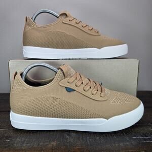 Vessi Weekend 1.5 Sneaker Womens Size 10 Waterproof Shoes Oak Brown White